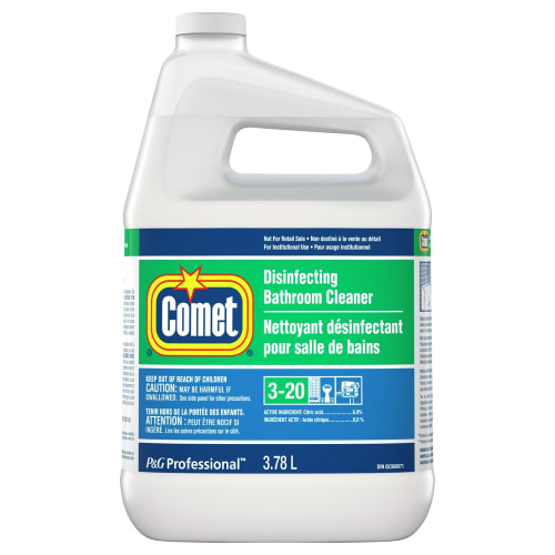 Comet Professional Disinfecting Bathroom Cleaner, Closed Loop, 3.78 Liter